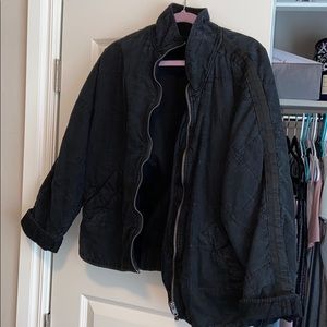 Free People quilted oversized jacket